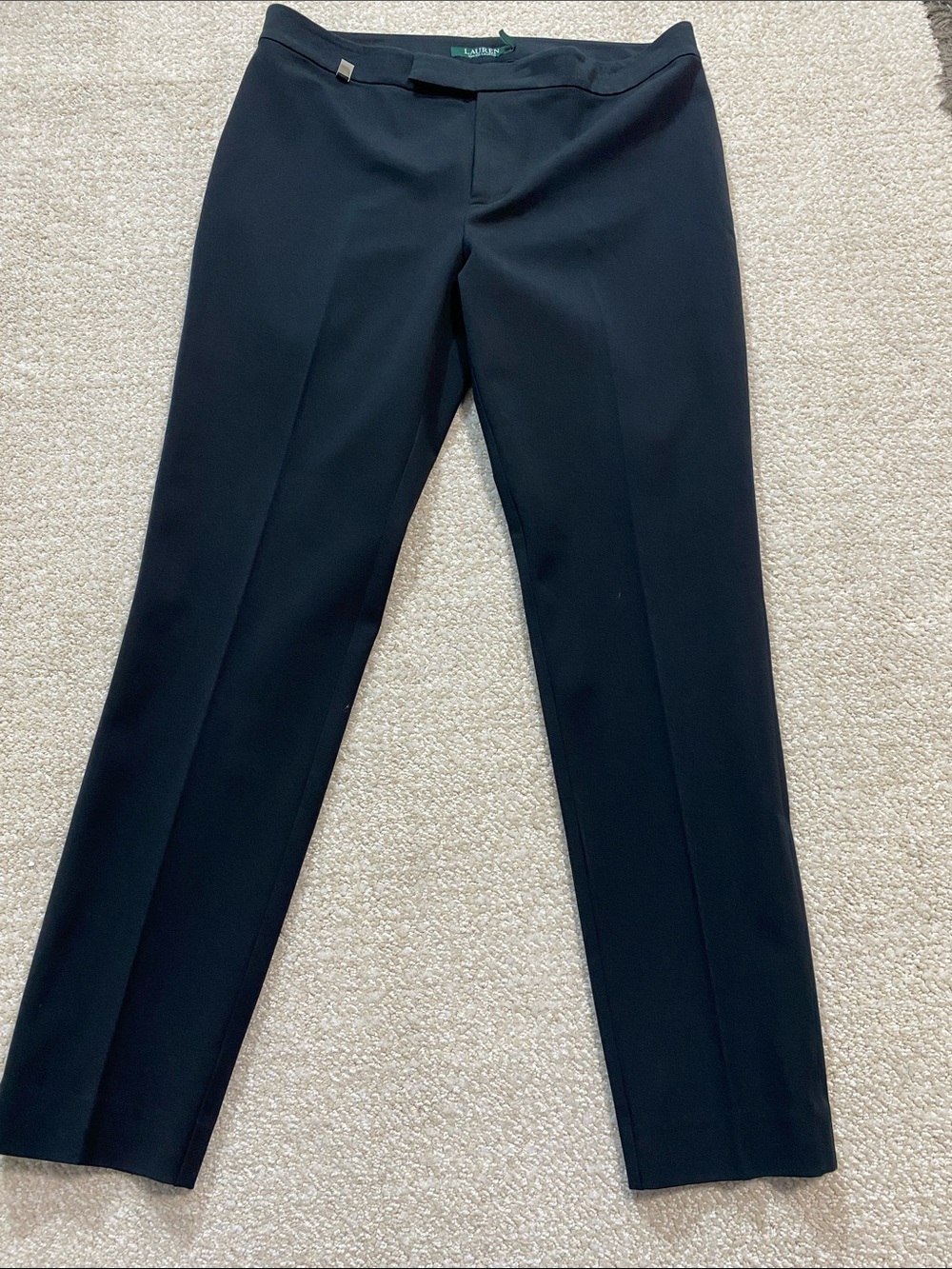 Lauren Ralph Lauren Black Straight-Leg Dress Pants Size 8 - Picture 15 of 16